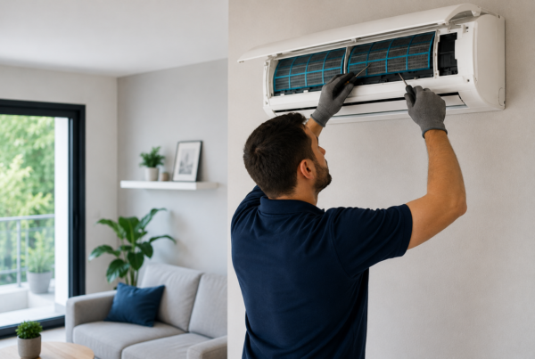 Instalación de aire acondicionado en vivienda de Fuenlabrada